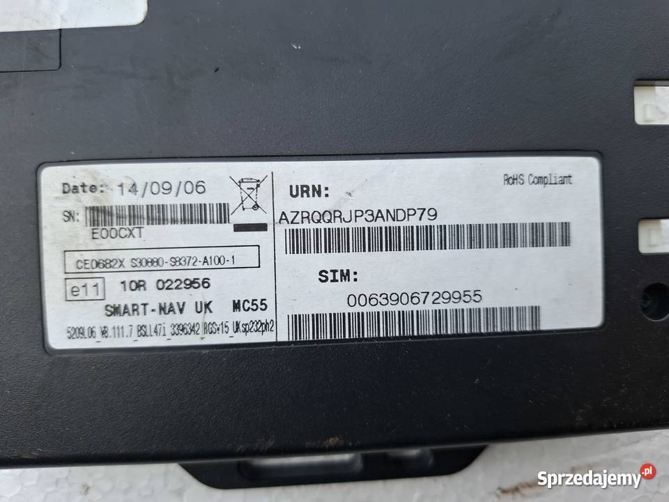 Sterownik Nawigacji Mercedes W208 Wisznice