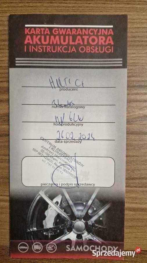 Akumulator ARCTIC 12V 62Ah 600A osobowe Chełm