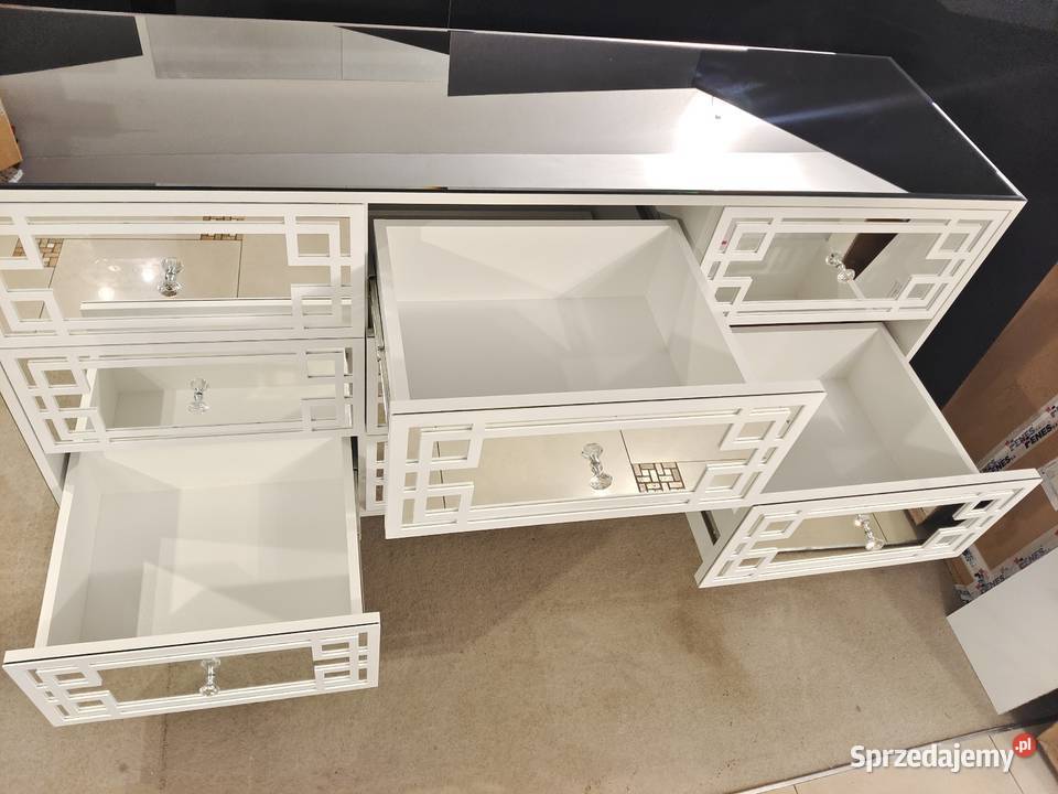 Komoda Glamour 170 ornamenty lustra piękna Nowy Sącz