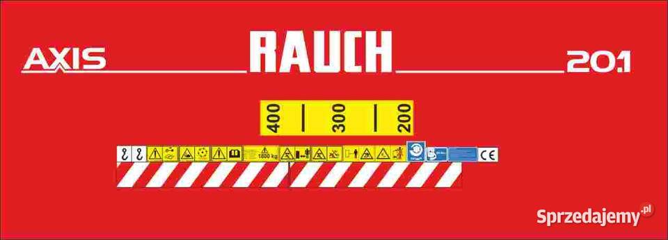 Naklejki Rauch Axis 201 wielkopolskie Pleszew