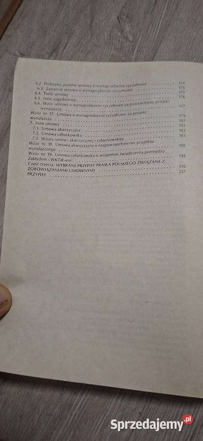 Umowy w zakresie wynalazczości III wydanie 1986