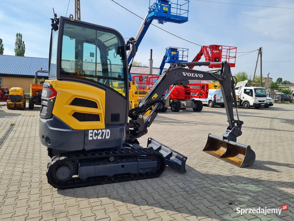 VOLVO EC27D minikoparka 2018 małopolskie Dąbrowa Tarnowska