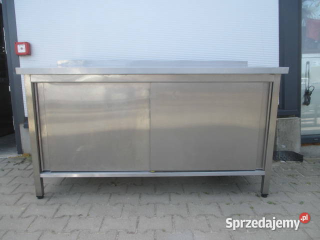 Stół Drzwi Suwane z 2 Półkami 160x70x85 wielkopolskie Ostrów Wielkopolski sprzedam