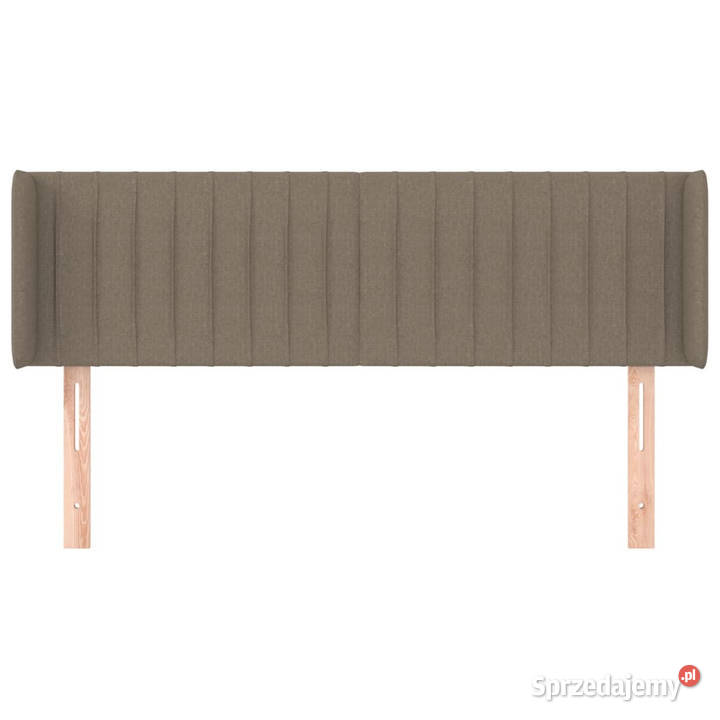 Zagłówek uszak taupe 147x16x7888 tkanina sprzedam