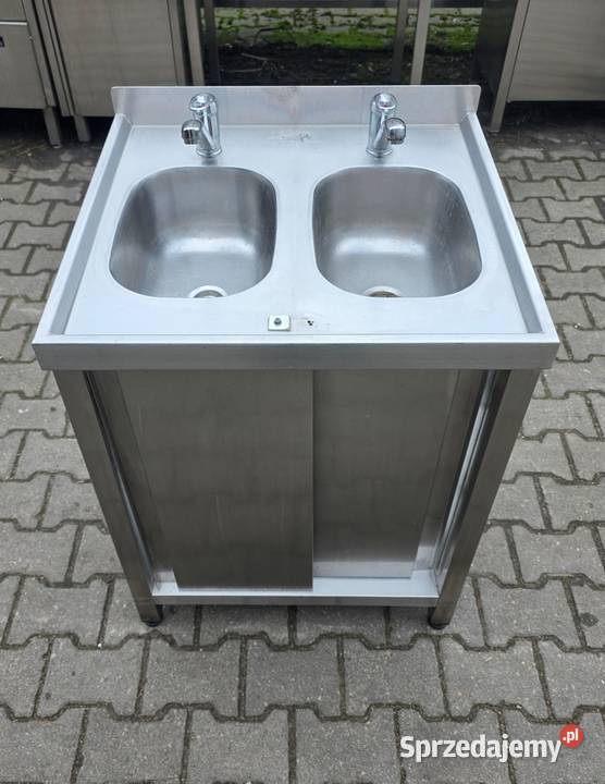 Zlew 2 Komorowy z Szafką Drzwi Suwane 656085 Nowe Skalmierzyce