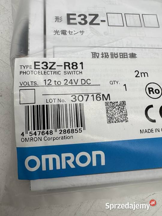 Omron E3ZR81 Czujnik optyczny Warszawa