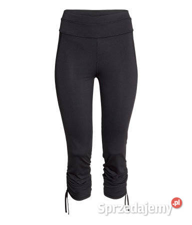 Czarne legginsy spodnie HM xs 34 sport fitness Toruń sprzedam