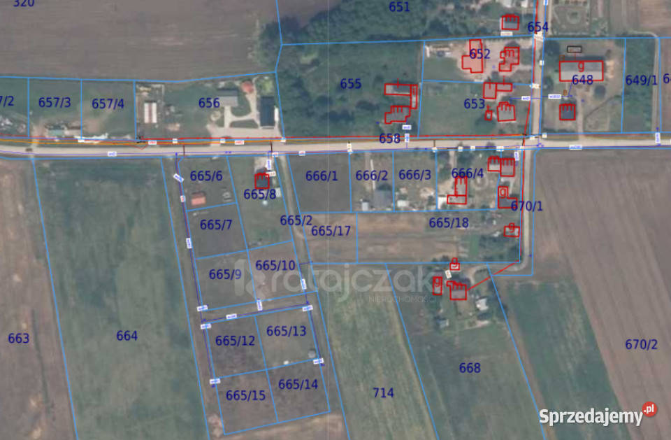 Sprzedaż działki Mieroszyno 1156m2 utwardzona sprzedam