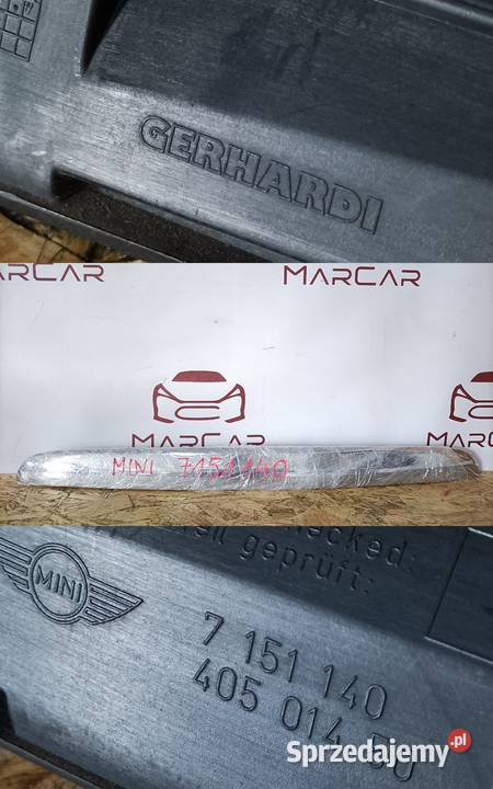 MINI COOPER R56 KLAMKA BLENDA CHROM LISTWA KLAPY Pleszew