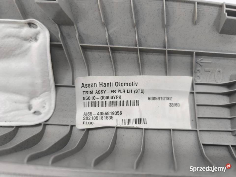 OSŁONA SŁUPKA LEWY PRZÓD HYUNDAI BAYON