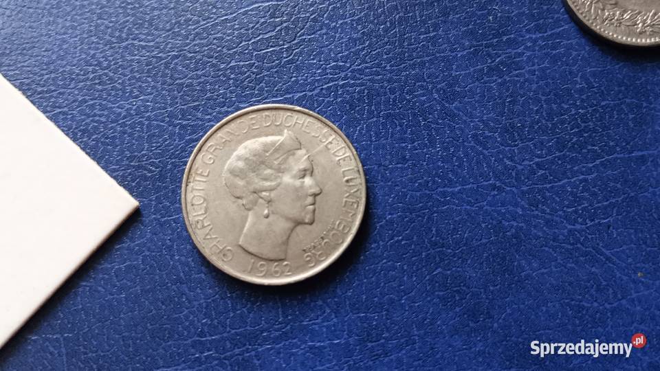 Stare monety 5 frank 1962 Luksemburg Lesko sprzedam
