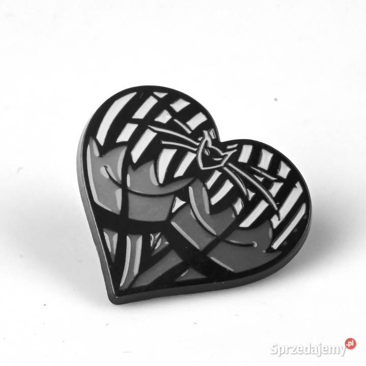 Pinup Heart 3 Metal Przypinka Beetlejuice zachodniopomorskie Szczecin