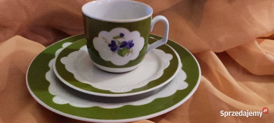 Zestaw śniadaniowy porcelana Scherzer Bavaria dolnośląskie Wrocław