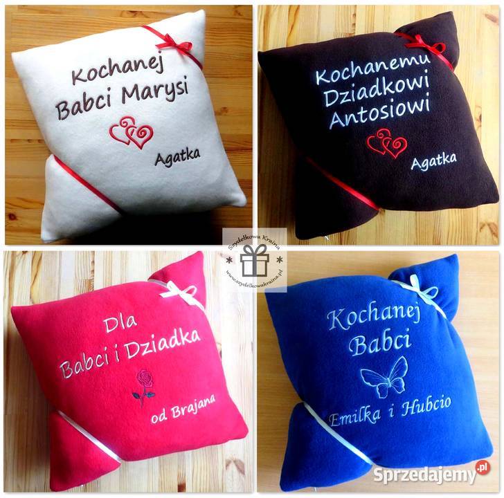 Prezent na URODZINY 4050607080 poduszka z Toruń