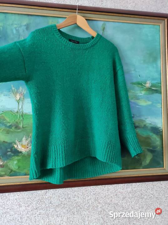 butelkowa zieleń sweter sweterek kardigan zielony Kielce