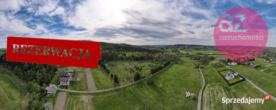 6 działek budowlanych w Stróżówce 24a małopolskie Stróżówka sprzedam
