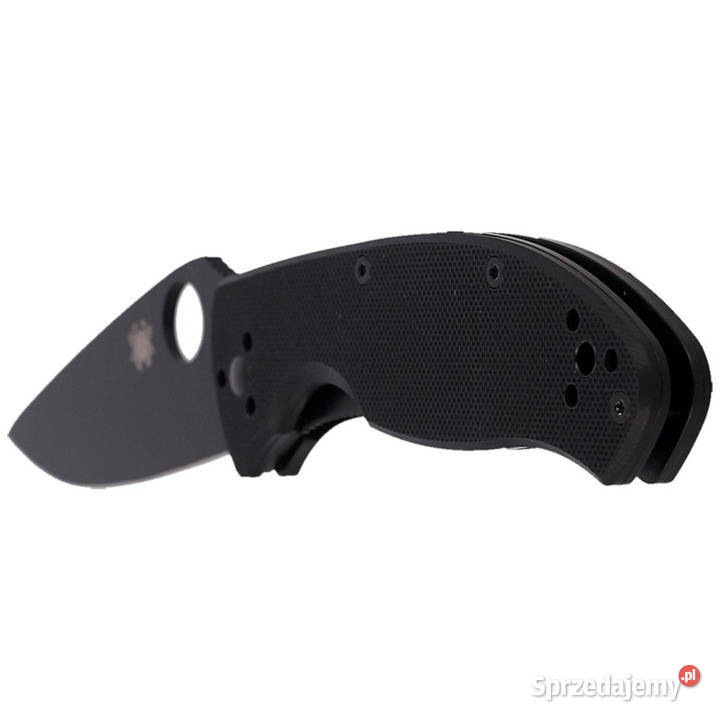 Nóż składany Spyderco Tenacious Black G10 Black Warszawa