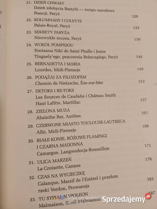 Tysiąc miejsc we Francji unikat okazy Księgarnia twarda