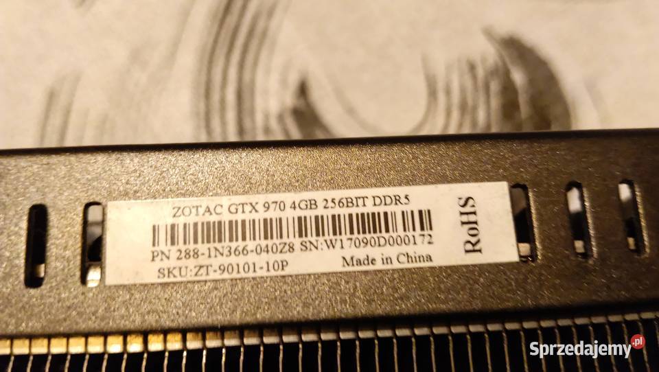 Karta graficzna GTX970 4GB Garwolin sprzedam