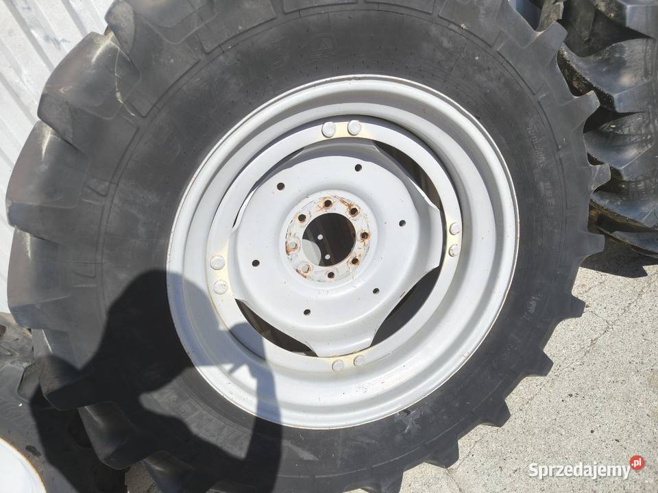 Koła 38085 r30 i 25085 r24 komplet opony felgi Uniejów