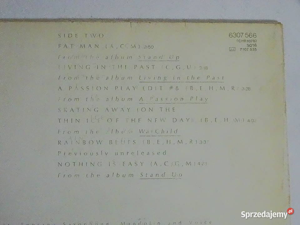 Jethro Tull MU The Best Of Jethro Tull Vinyl LP