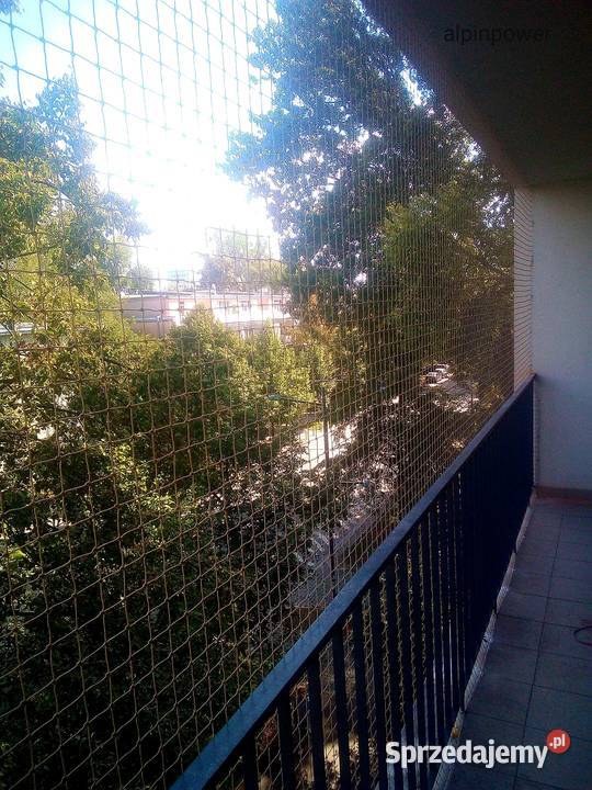 Montaż siatki na balkon okno taras Warszawa Pozostałe Usługi mazowieckie