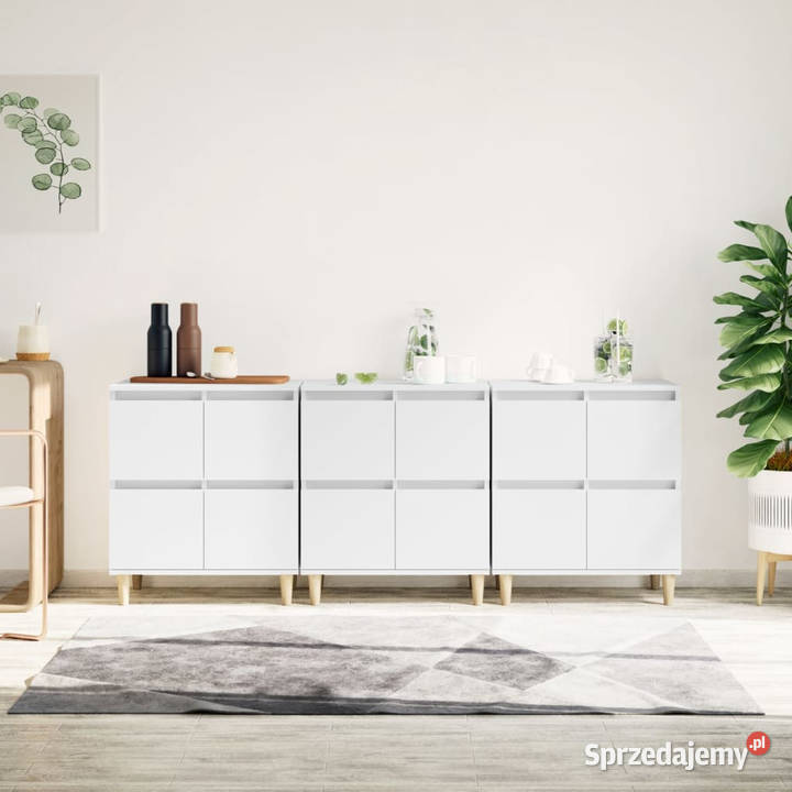 Komody 3 białe 60x35x70 materiał drewnopochodny Warszawa sprzedam