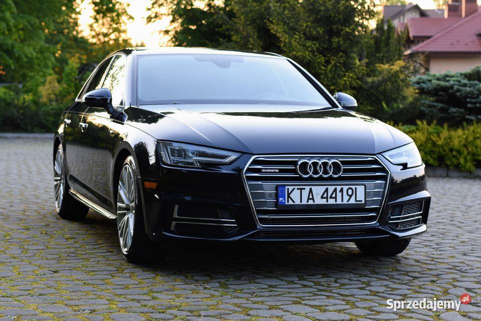 AUDI A4 B9 20TFSI 252 Sline Quattro STronic 2017 Radłów sprzedam