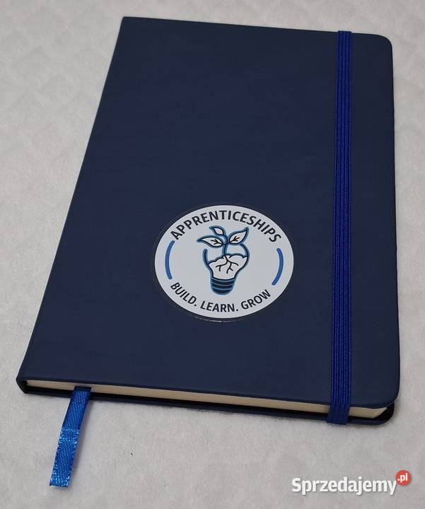 Zeszyt w linie z gumką spinającą i zakładką Artykuły szkolne Czeladź