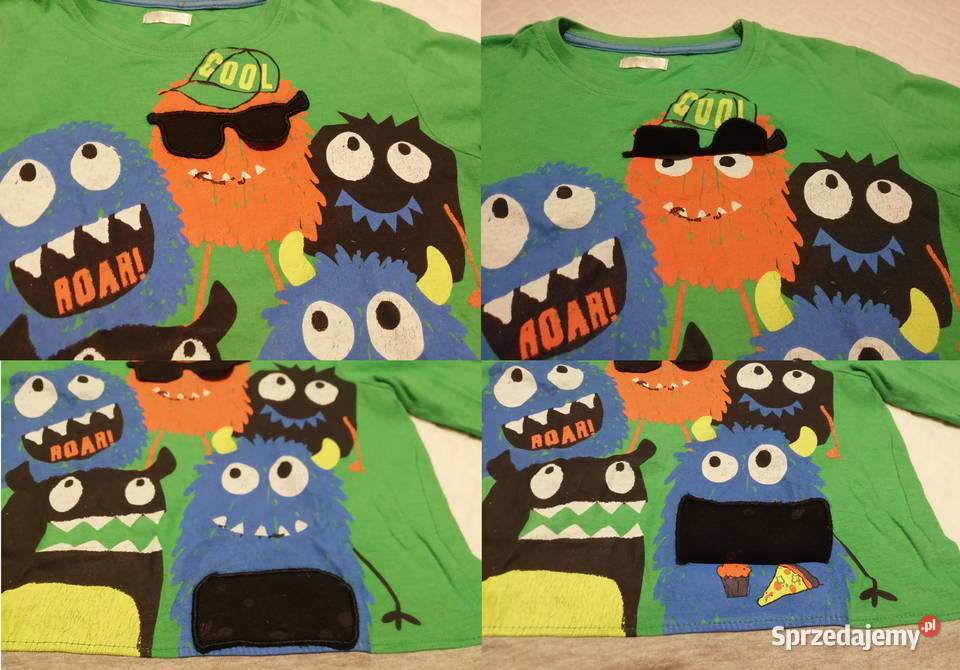 Koszulka chłopięca długi rękaw Boys 116 Potwory Dla Dziecka śląskie Czeladź