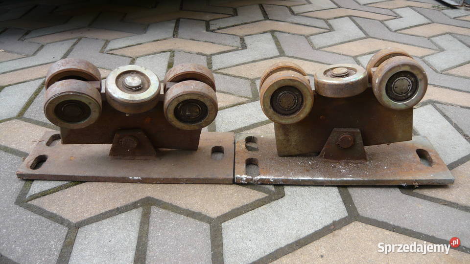 Wózki 2 rolki rolka do bramy przesuwnej wózek Sokółka