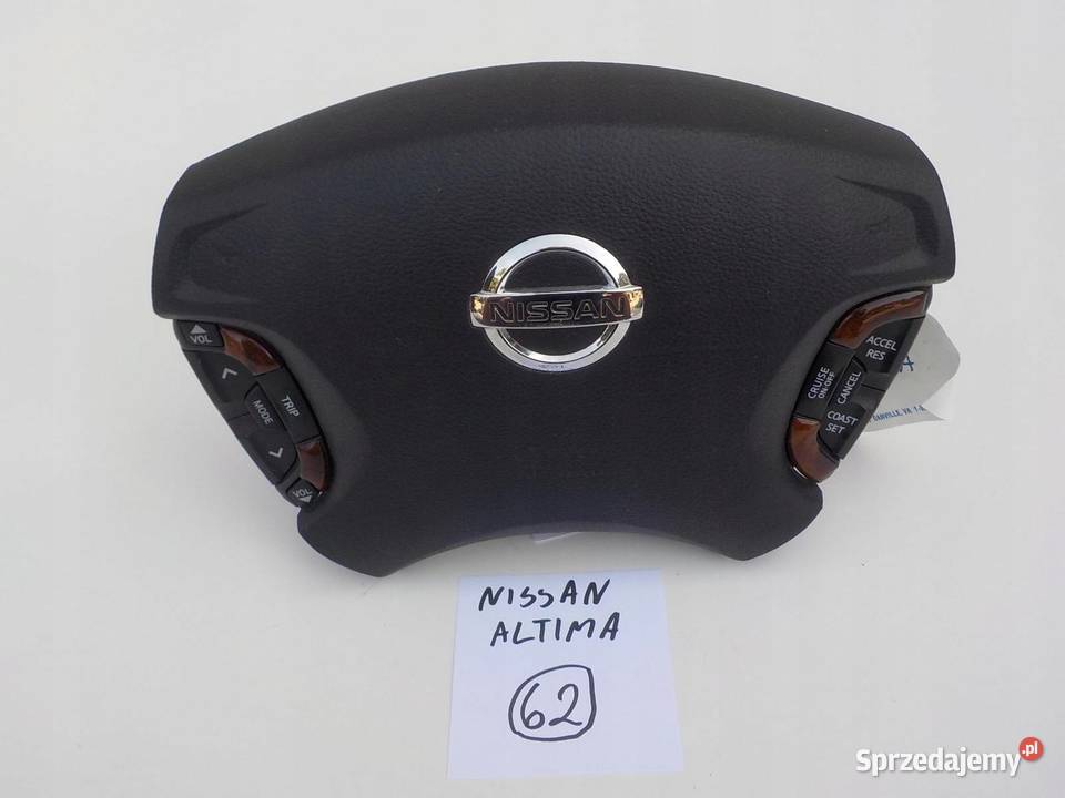 PODUSZKA AIRBAG KIEROWCY NISSAN ALTIMA L31 0206 osobowe wielkopolskie Nowy Tomyśl sprzedam