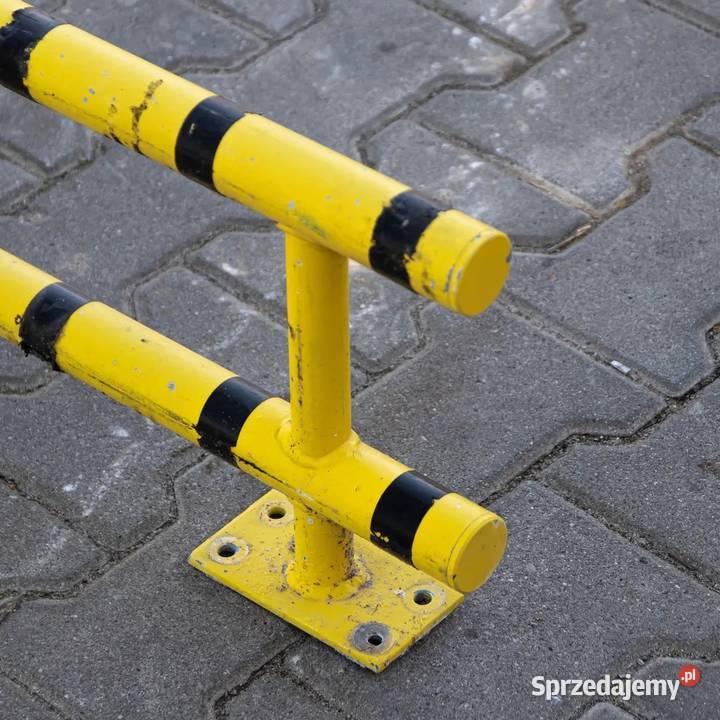 Barierka Ochronna Stalowa z Poprzeczką Odbojnica Chmielów