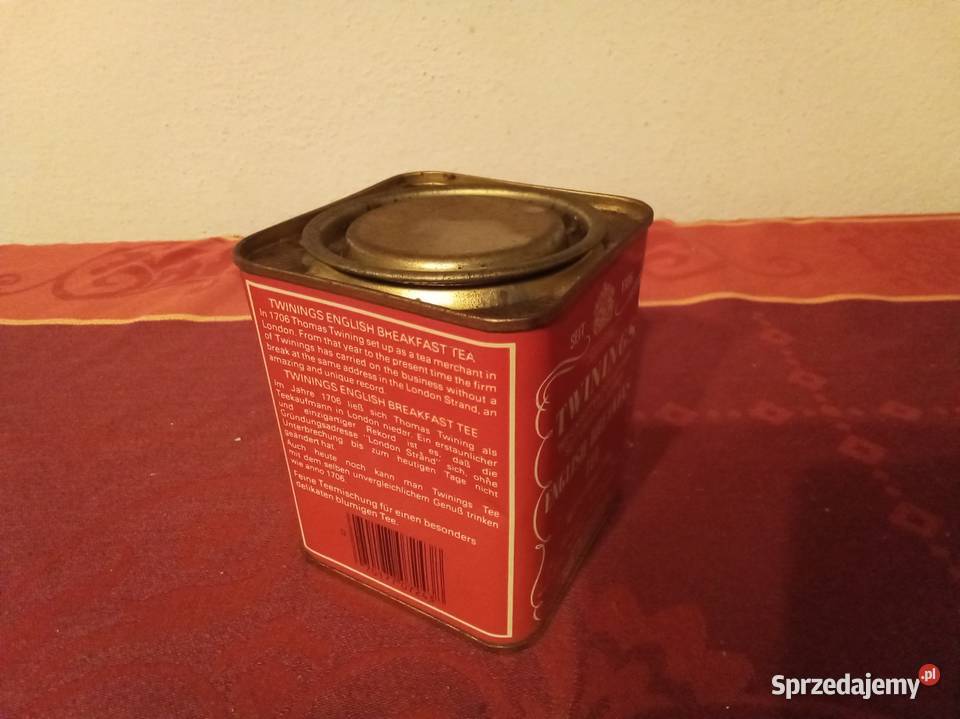 Puszka czerwona twings English breakfast lata mazowieckie Warszawa