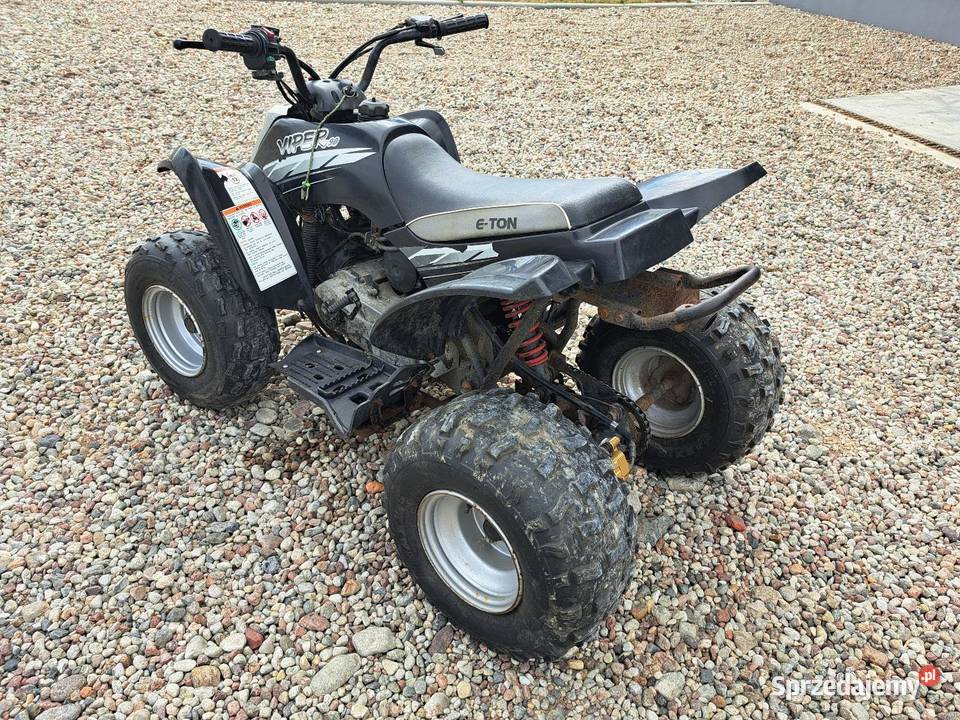 Quad Eton Viper 90 czarny Piecewo