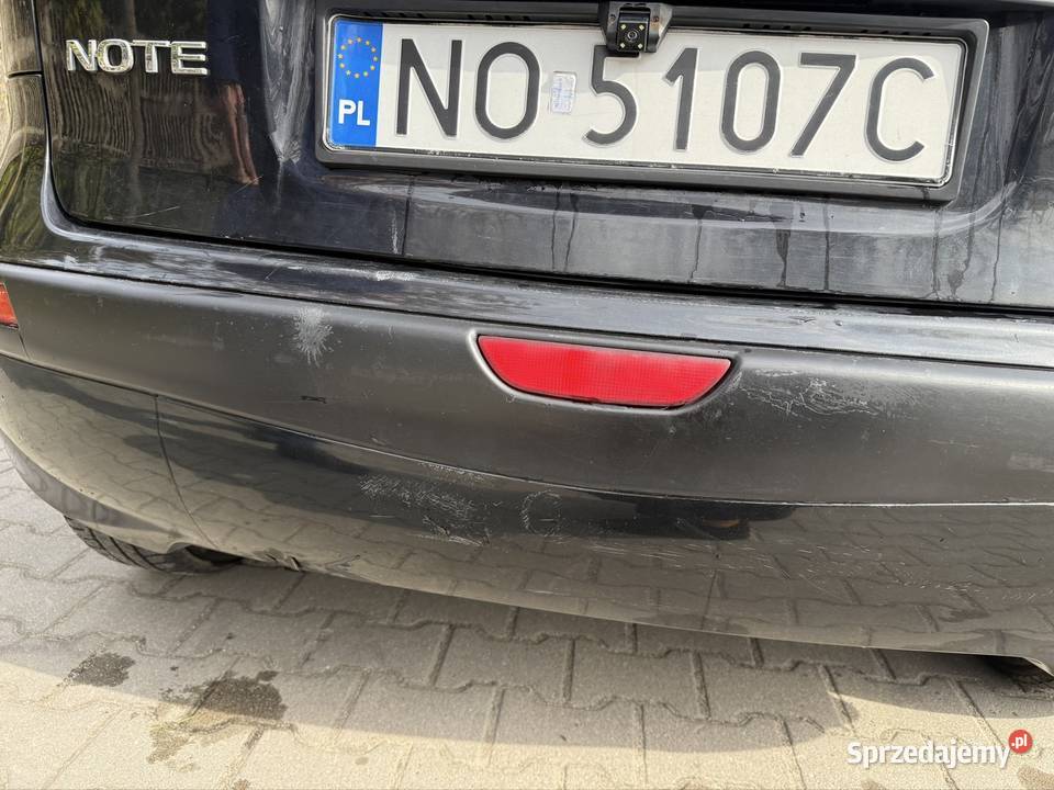 Nissan notę sprawny OC ważne nowe amortyzatory światła LED Note Samochody osobowe Olsztyn