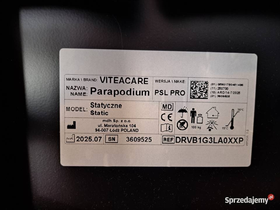 Pionizator parapodium ViteaCare PRO psl Raczyce