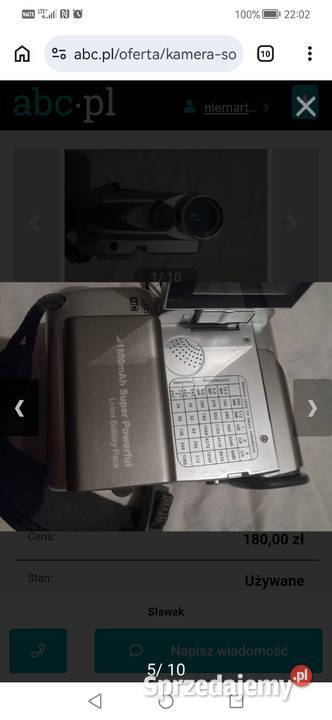 Mini kamerka cyfrowa SONY mazowieckie Warszawa