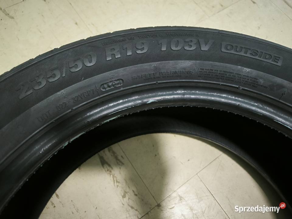 Nowe opony letnie Kumho 23550 r19 4 sztuki 19cale Łódź