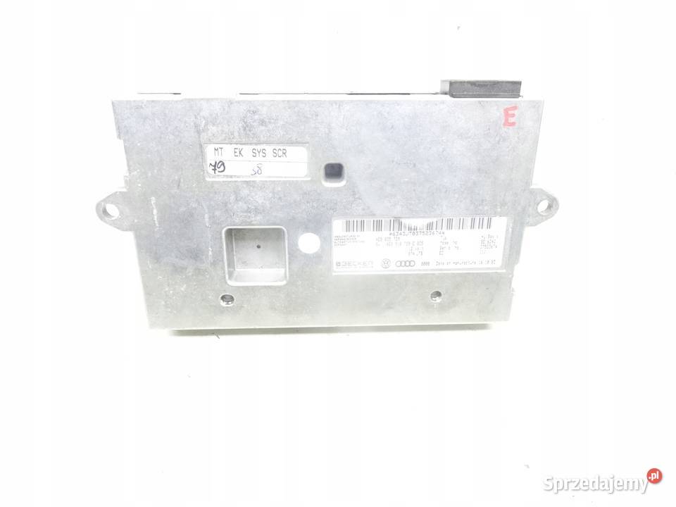 4E0910729E AUDI A8 D3 STEROWNIK MODUL MMI osobowe Przemęt