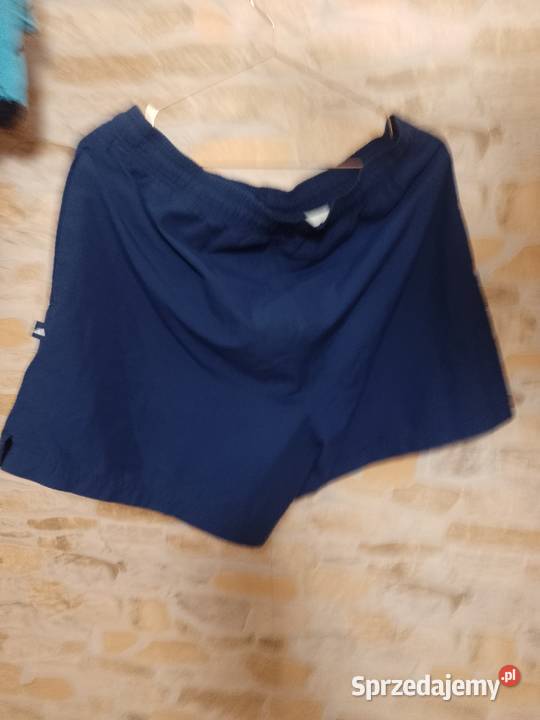 XLXXL ADIDAS Granatowe szorty Sportowe z Londynu niebieski Kraków