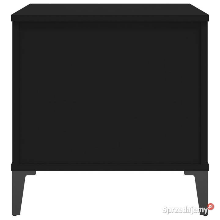 Stolik kawowy czarny 60x445x45 materiał
