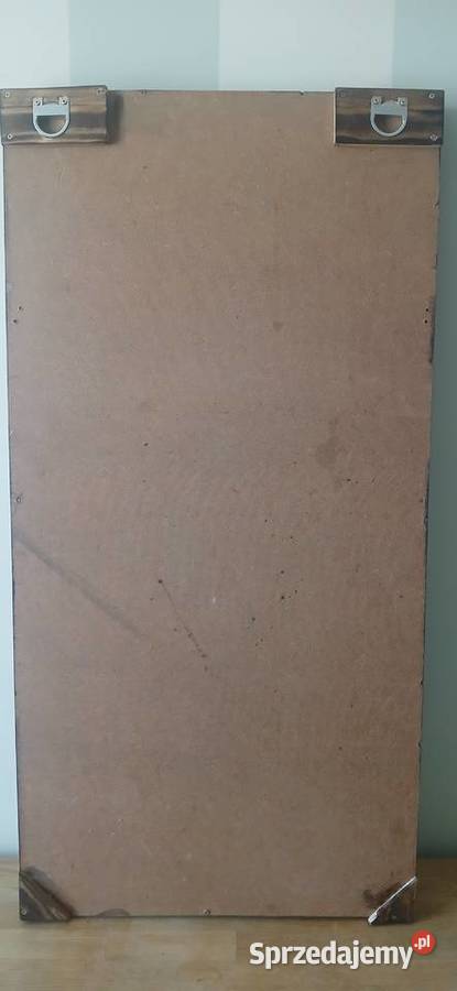 Rustykalne lustro w ramie z litego jesionu 49 98