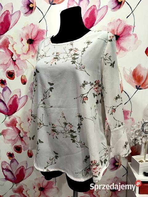 tru collection bluzka modny wzór kwiaty floral sprzedam