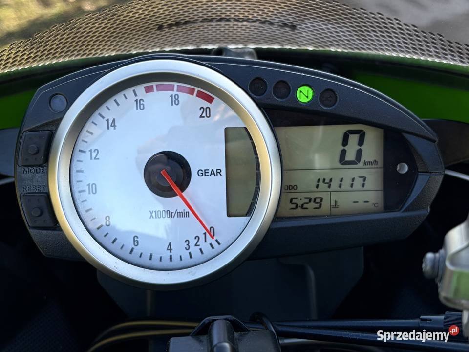 Kawasaki Ninja ZX6R 600 przebieg 14 salon Polska 14000km Nowe Ostrowy