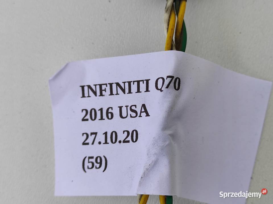 WIĄZKA INSTALACJA PDC TYLNA INFINITI Q70 M37 wielkopolskie Nowy Tomyśl