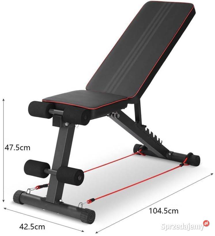 ławka do ćwiczeń skośna z ekspanderem Xsport małopolskie Kraków