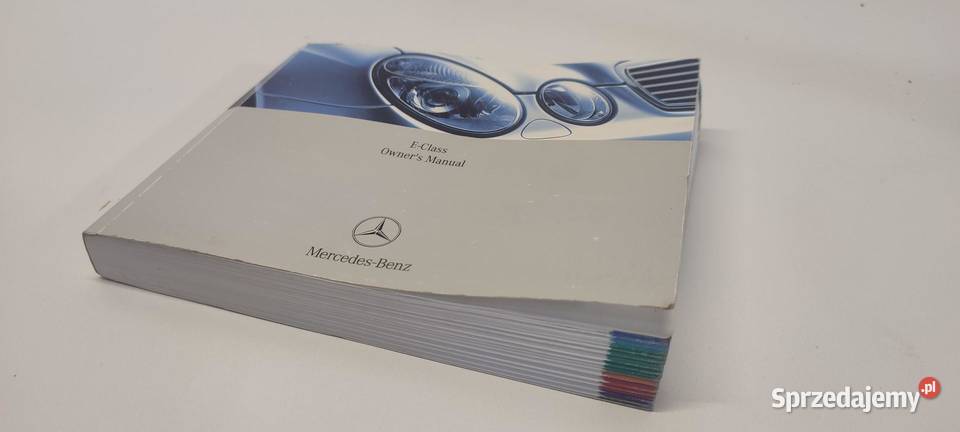 MERCEDES W211 INSTRUKCJA WERSJA ANGIELSKA osobowe
