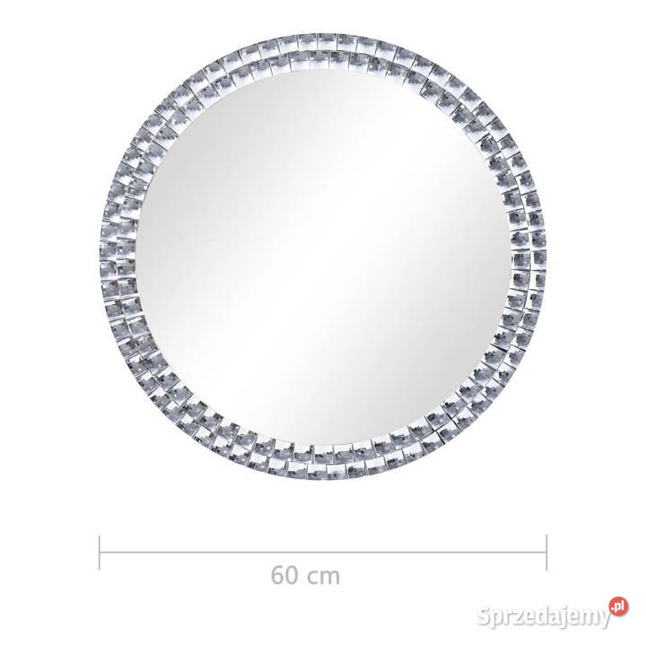Lustro ścienne 60 szkło hartowane WM249449