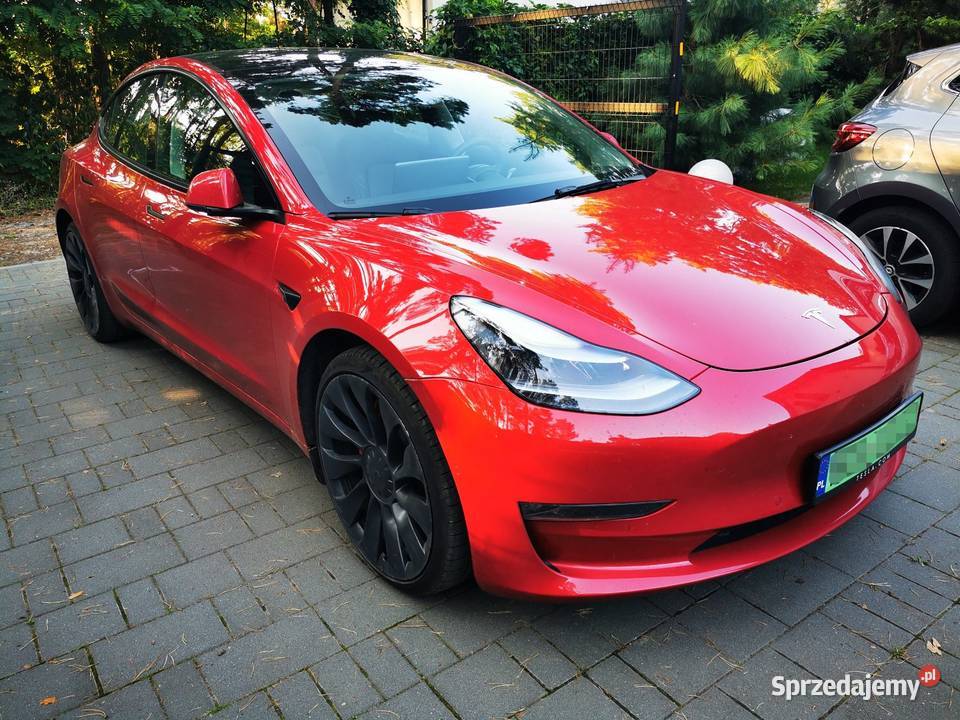 Tesla Model 3 Performance AWD 2021 Pionki